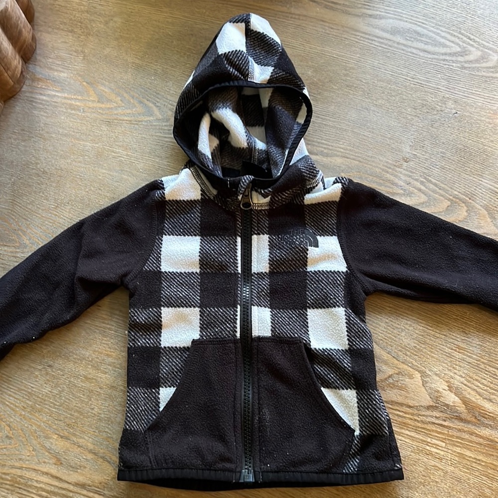 North face fleece jacket, 6-12 months